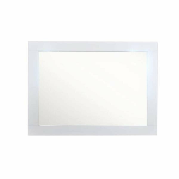 Comfortcorrect 23 in. Wood Frame Mirror, White CO2799620